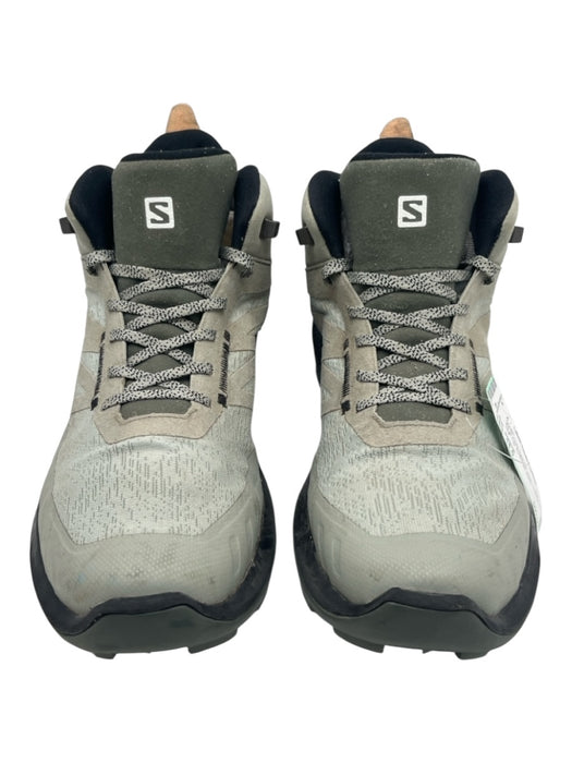 Salomon Shoe Size 11.5 AS IS Gray Synthetic Solid Sneaker Men's Shoes 11.5