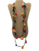 Multi Beaded Tassel Pom Pom Long Layerable Necklace Multi
