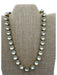 Gold Tone Metal Faceted Crystal Matte Lobster Clasp Necklace Gold Tone