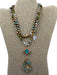 Cape Diablo Turquoise & Multi Stone Jasper Agate Beaded Pendant Necklace Turquoise & Multi