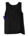 Ann Mashburn Size XS Black Silk Sleeveless V Neck Tank Top Black / XS