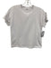 Leset Size S White Cotton Short Sleeve T Shirt Crop Top White / S