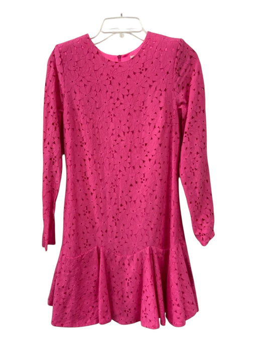 Mattui Collection Size S Hot pink Polyester Lace Overlay Floral Dress Hot pink / S