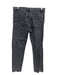 Frame Size 25 Gray Cotton Denim Button Fly Straight Jeans Gray / 25
