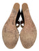 Veronica Beard Shoe Size 39 Black, Green, Brown Leather Upper Suede Sandals Black, Green, Brown / 39