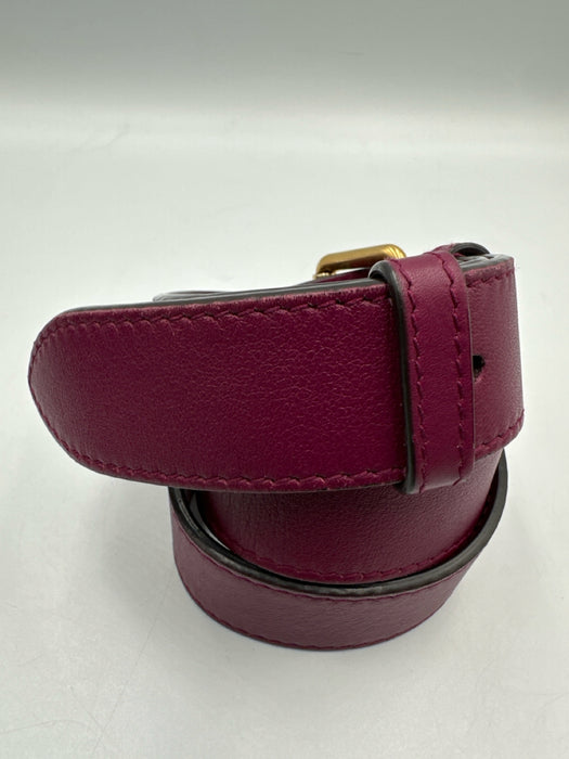 Gucci Purple Velvet Gold hardware Logo Belt Bag Fanny Pack Bag