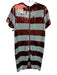 Maeve Size XS Red & Blue Polyester Blend Sequin Short Sleeve Below Knee Dress Red & Blue / XS