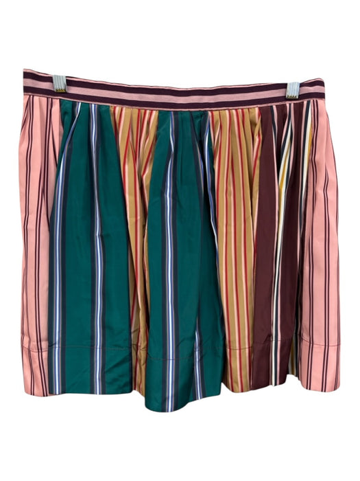 Maeve Size 12/M Pink & Multi Polyester Striped Gathered Bow back Skirt Set Pink & Multi / 12/M
