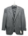 Canali Gray & Dark Gray Wool Blend Houndstooth 2 Button Men's Blazer 54