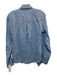 Veronica Beard Size 0 Blue Linen V Hem Long Sleeve Button Down Top Blue / 0
