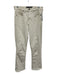 Veronica Beard Jeans Size 27 Cream Cotton Blend High Rise Kick Flare Jeans Cream / 27