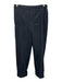 Brochu Walker Size XS Charcoal Gray Polyester Blend pleat front Cuffed Pants Charcoal Gray / XS