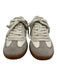 Vince Shoe Size 6.5 Cream & Gray Leather Upper Suede Lace Up Low Top Sneakers Cream & Gray / 6.5