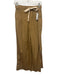 A.L.C. Size XXS Khaki Beige Cotton Drawstring Waist High Rise Wide Leg Pants Khaki Beige / XXS