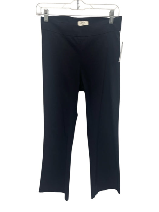 Avenue Montaigne Size 4 Black Viscose Blend Elastic Waist Mid Rise Pants Black / 4