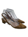 Manolo Blahnik Shoe Size 36.5 Taupe Brown Suede Almond Toe Slingback Pumps Taupe Brown / 36.5