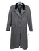 Brooks Brothers Size XS Gray & Black Wool Velvet Collar tweed Button Up Coat Gray & Black / XS