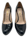 Prada Shoe Size 35 Black Patent Leather Pointed Toe Stiletto Platform Pumps Black / 35