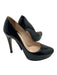 Prada Shoe Size 35 Black Patent Leather Pointed Toe Stiletto Platform Pumps Black / 35
