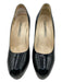 Brian Atwood Shoe Size 35.5 Black Leather Shiny Stiletto Platform Pumps Black / 35.5