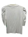 Frame Size M White Cotton 1/2 Sleeve Puff Shoulder T Shirt Top White / M