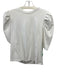 Frame Size M White Cotton 1/2 Sleeve Puff Shoulder T Shirt Top White / M