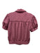 Favorite Daughter Size M Mauve Pink Polyester Polka Dots Short Puff Sleeve Top Mauve Pink / M