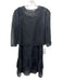 Scotch & Soda Size XS Black Polyester Blend swiss dot Sheer Overlay Dress Black / XS