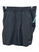 Alo Size S Black Polyester Blend Elastic & Drawstring Waist Pocketed Shorts Black / S
