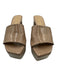 Stuart Weitzman Shoe Size 5 Beige Patent Leather Platform Sandals Beige / 5