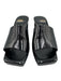 Jeffrey Campbell Shoe Size 5 Black Manmade Material Square Toe Patent Sandals Black / 5