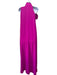 EVE Black Halo Size M Pink Polyester Tie Neck Sleeveless Side Slit Gown Pink / M