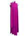 EVE Black Halo Size M Pink Polyester Tie Neck Sleeveless Side Slit Gown Pink / M