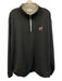 Peter Millar Size XXL Black Synthetic Solid Quarter Zip Men's Long Sleeve Shirt Black / XXL
