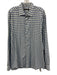 Miller Brothers Size XL Blue & White Cotton Blend Plaid Men's Long Sleeve Shirt Blue & White / XL