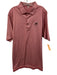 Peter Millar Size XL Red & White Cotton Striped Polo Men's Short Sleeve Red & White / XL