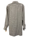 Hilditch & Key Size 17.5 Beige & Multi Color Wool Blend Grid Men's Short Sleeve Beige & Multi Color / 17.5