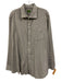 Sid Mashburn Size XL Purple & Green Cotton Plaid Button Up Men's Short Sleeve Purple & Green / XL
