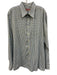 Pink Size XL Blue & Beige Cotton Plaid Button Up Men's Short Sleeve Blue & Beige / XL