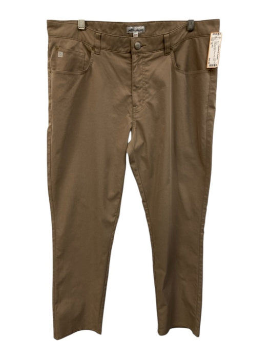 Peter Millar Size 36 Beige Cotton Blend Solid Khaki Men's Pants Beige / 36