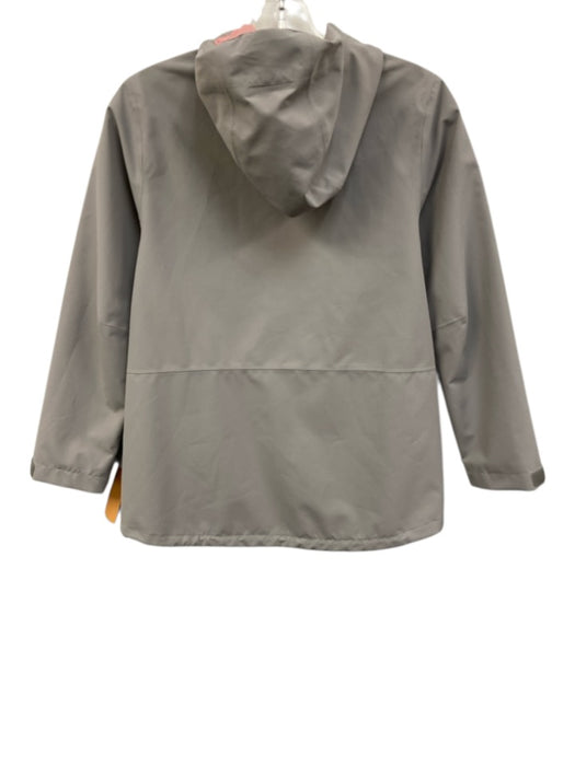 Patagonia Size Large Gray & Pale Pink Polyester Long Sleeve Zip Front Jacket Gray & Pale Pink / Large