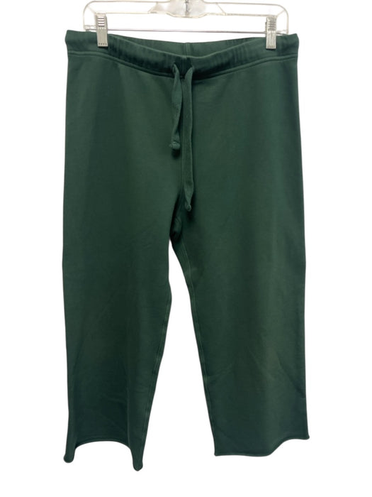 Frank & Eileen Size Medium Dark Green Cotton Elastic Drawstring Waist Pants Dark Green / Medium
