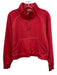 Roller Rabbit Size Medium Hot pink Cotton Blend Long Sleeve Quarter Zip Sweater Hot pink / Medium