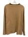 Frank & Eileen Size Medium Tan Brown Cotton Long Sleeve Raw Hem Sweater Tan Brown / Medium