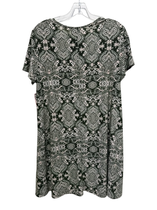 Show Me Your Mumu Size M Green & Light Pink Polyester Blend Floral swing Dress Green & Light Pink / M