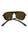 Jimmy Choo Black & Bronze Metal & Acetate Aviator tinted lens Sunglasses Black & Bronze