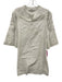 Sea New York Size 2 White Cotton Long Sleeve Cut Out V Neck Midi Dress White / 2
