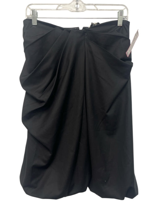 Sea New York Size 2 Black Polyester & Viscose Mini Sleeveless pleats Dress Black / 2