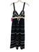 Sea New York Size 0 Black & White Cotton Sleeveless Scalloped Cut Outs Dress Black & White / 0