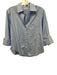Madewell Size XXS Blue Cotton Short Sleeve Button Up pocket Top Blue / XXS